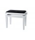 BANQUETTE PIANO DELUXE coloris blanc mat